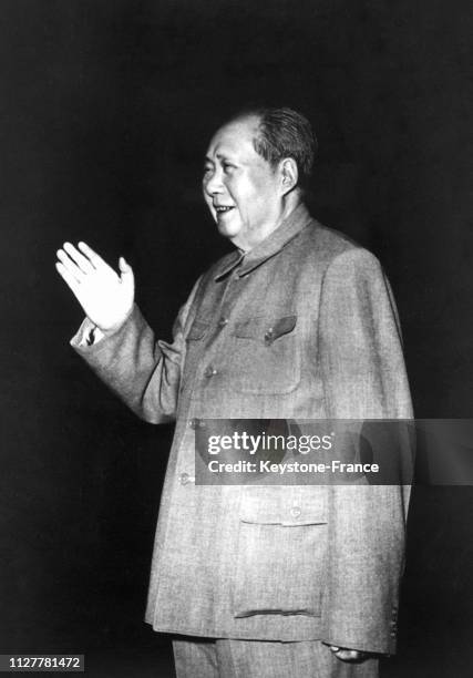 Le président Mao Zedong à Pékin, Chine, le 1er mai 1968.