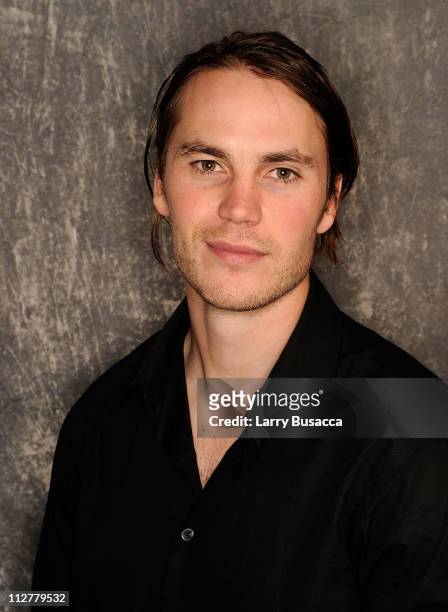 Actor Taylor Kitsch visits the Tribeca Film Festival 2011 portrait studio on April 21, 2011 in New York City.