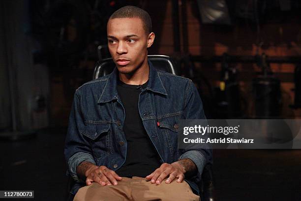 Bow Wow visits the Top 20 Countdown at fuse Studios on April 21, 2011 in New York City.