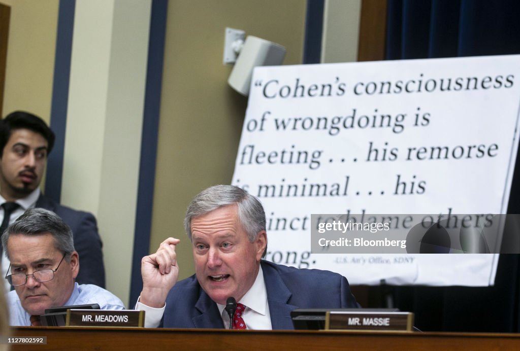 Former Trump Lawyer Michael Cohen Testifies Before House Oversight Committee
