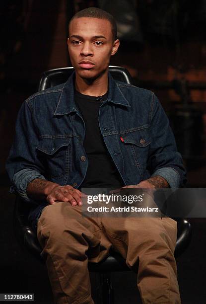 Bow Wow visits the Top 20 Countdown at fuse Studios on April 21, 2011 in New York City.