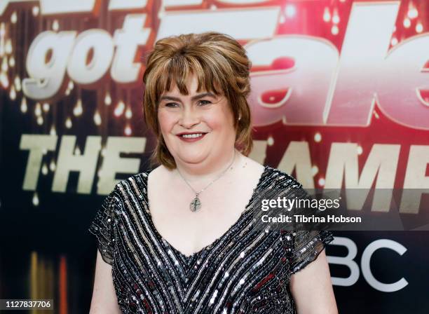 Susan Boyle attends the 'America’s Got Talent: The Champions' Finale at Pasadena Civic Auditorium on October 17, 2018 in Pasadena, California.