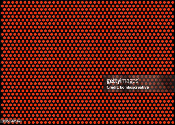 seamless black paper with red dots - bike hand signals stock illustrations