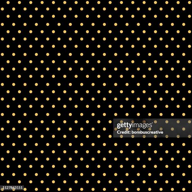 seamless black paper with yellow dots - pegboard texture stock illustrations
