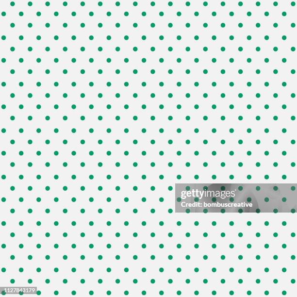 ilustrações de stock, clip art, desenhos animados e ícones de seamless white paper with green dots - bolinha