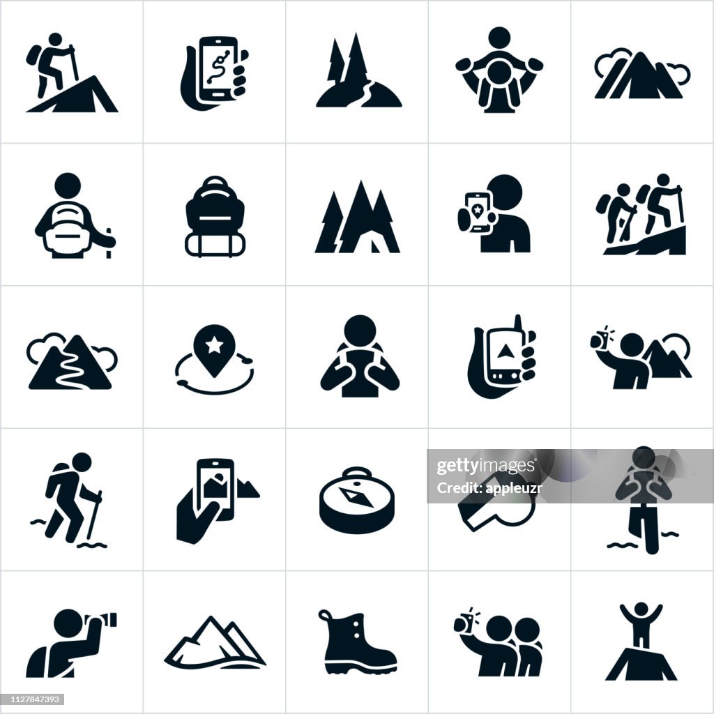 Hiking Icons