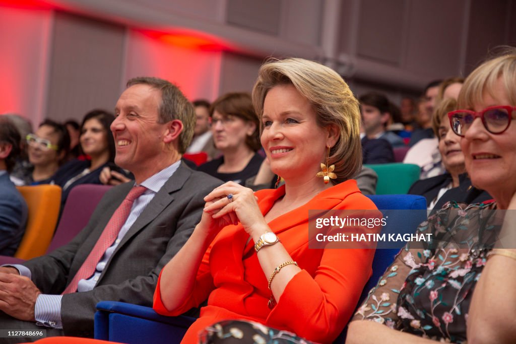 BELGIUM-ROYALS-WOMED-AWARD