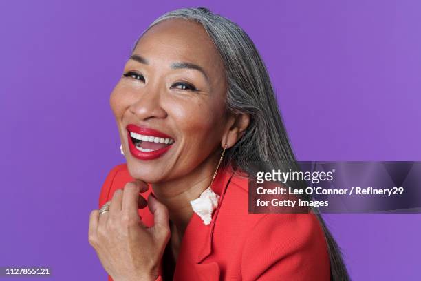 Portrait of Older Confident Woman Laughing