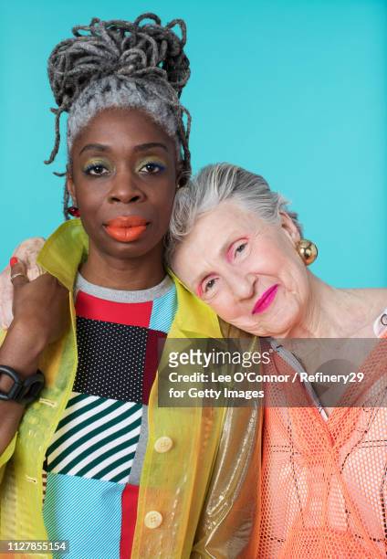 Portrait of Two Older Confident Women