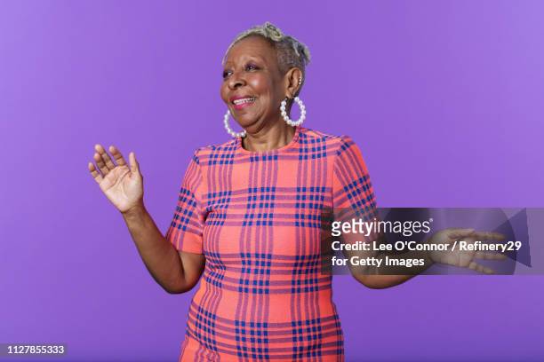 Portrait of African American Confident Woman Laughing