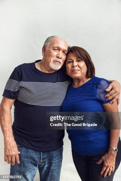 portrait of loving senior couple - studio still life stock pictures, royalty-free photos & images