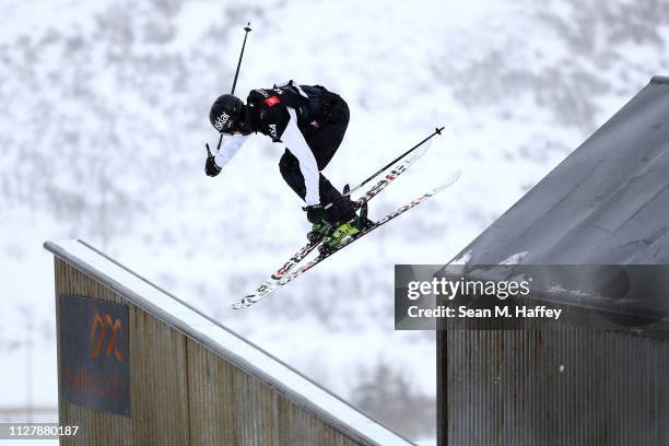 Birk Ruud of Norway competes in the Men's Slopestyle Final at the FIS Freestyle Ski World Championships on February 06, 2019 at Park City Mountain...