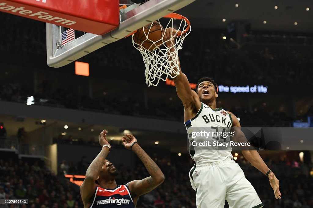 Washington Wizards v Milwaukee Bucks