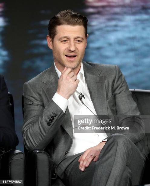 Ben McKenzie of the television show "Gotham" speaks during the FOX segment of the 2019 Winter Television Critics Association Press Tour at The...