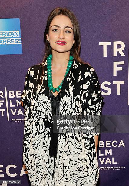 Actress Ania Bukstein attends the premiere of "Rabies" during the 2011 Tribeca Film Festival at Clearview Cinemas Chelsea on April 21, 2011 in New...