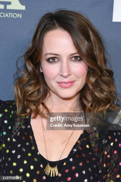 Amy Acker attends the Fox Winter TCA at The Fig House on February 06, 2019 in Los Angeles, California.