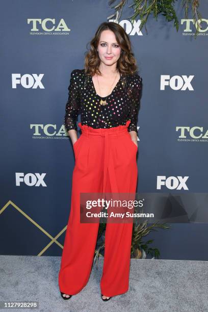Amy Acker attends the Fox Winter TCA at The Fig House on February 06, 2019 in Los Angeles, California.