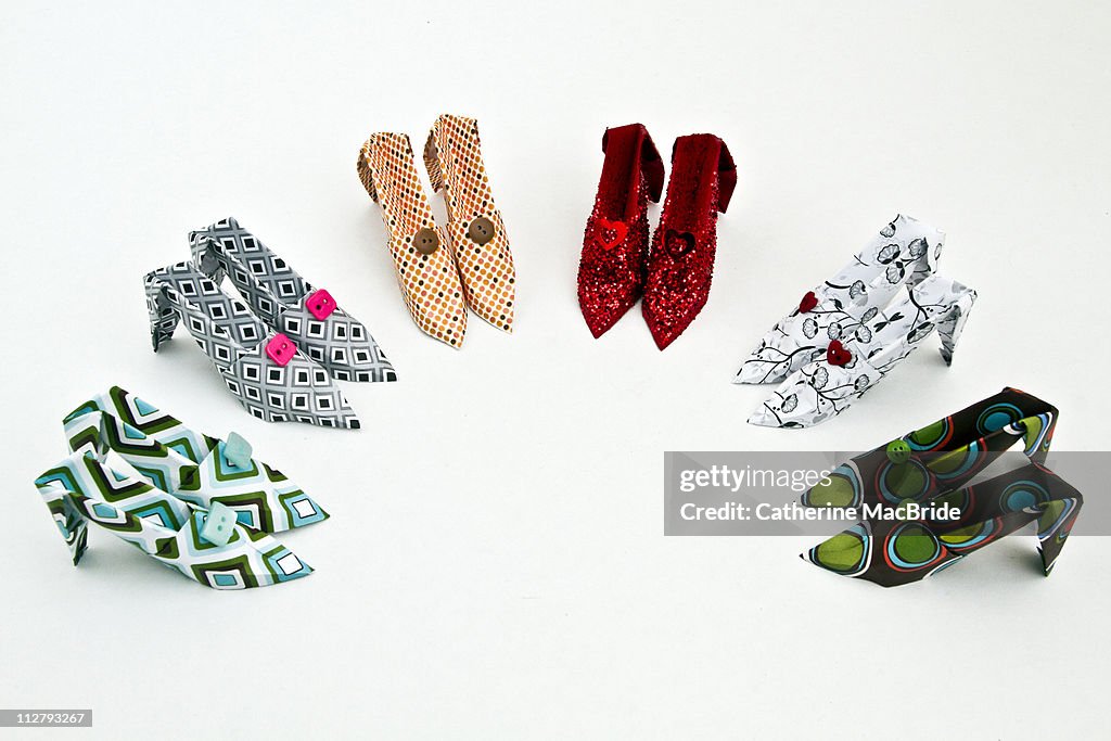 Paper shoes