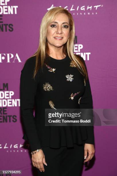 Lorena Bobbitt attends the Film Independent Presents "Lorena" at ArcLight Hollywood on February 06, 2019 in Hollywood, California.
