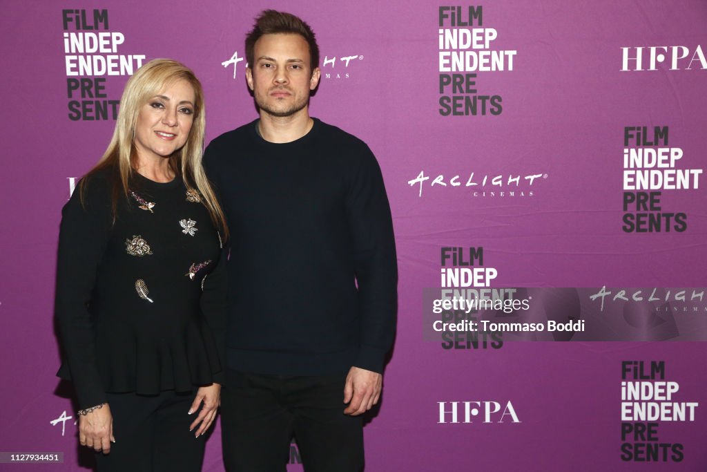 Joshua Rofe Director Lorena Bobbitt and Joshua Rofe attends the Film Independent Presents ...