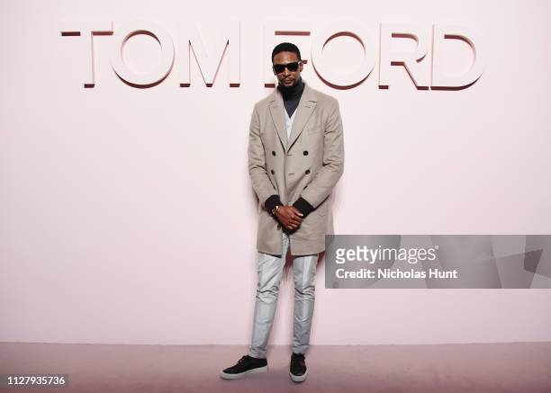 Chris Bosh attends the Tom Ford FW 2019 - Arrivals - New York Fashion Week: The Shows on February 06, 2019 in New York City.