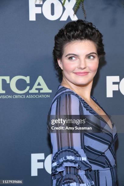 Camren Bicondova attends the Fox Winter TCA at The Fig House on February 06, 2019 in Los Angeles, California.