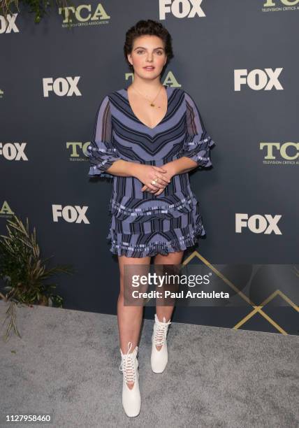 Actress Camren Bicondova attends the 2019 FOX Winter TCA Tour at The Fig House on February 06, 2019 in Los Angeles, California.