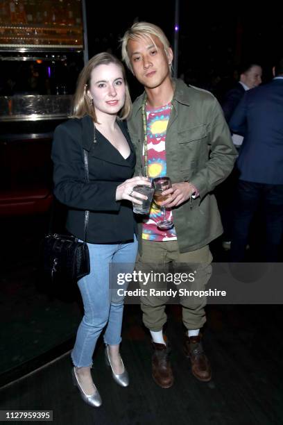 Elephante and guest attend Reed Smith Grammy Party at Nightingale Plaza on February 06, 2019 in Los Angeles, California.