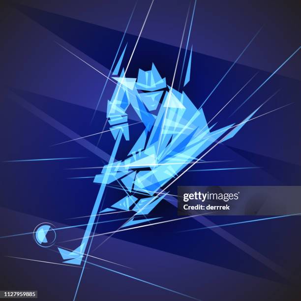 ilustrações de stock, clip art, desenhos animados e ícones de hockey - patim de gelo