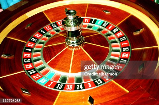 Spinning roulette wheel Spinning roulette wheel