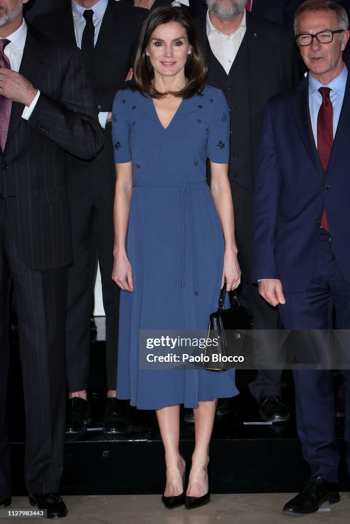 Spanish Royals Meet Royal Theatre Foundation in Madrid