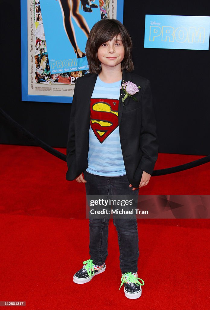 Robby Prom Robbie Tucker arrives at the Los Angeles premiere of Disney's