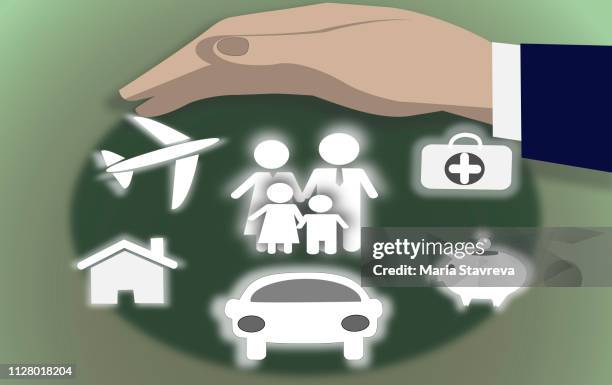 Life Insurance Graphoc 343 Life Insurance Infographic High Res Illustrations - Getty Images