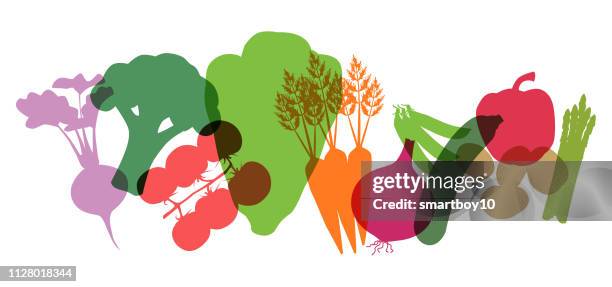 illustrations, cliparts, dessins animés et icônes de légumes de supermarché - dieting