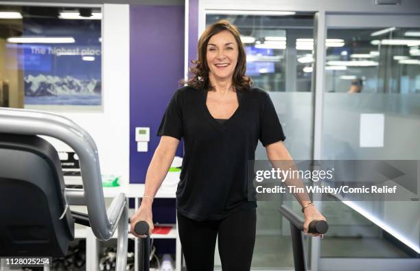 Shirley Ballas during training for the Comic Relief Kilimanjaro climb on February 07, 2019 in London, England.