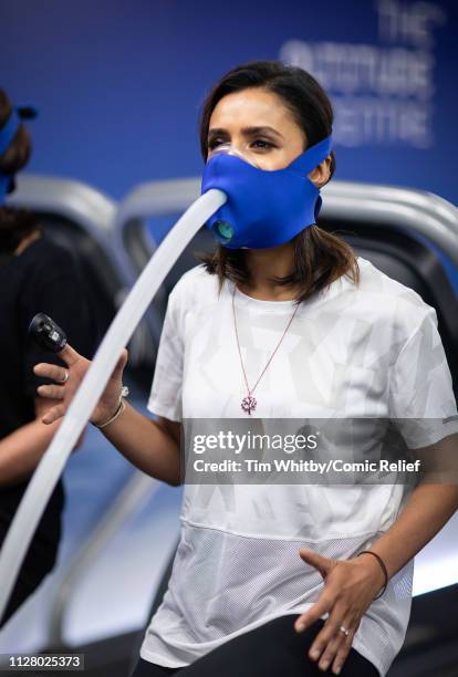 Anita Rani during training for the Comic Relief Kilimanjaro climb on February 07, 2019 in London, England.