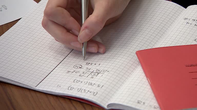 Maths Riting 46 Maths Exercise Book Stock Videos, Footage, & 4K Video Clips - Getty ...