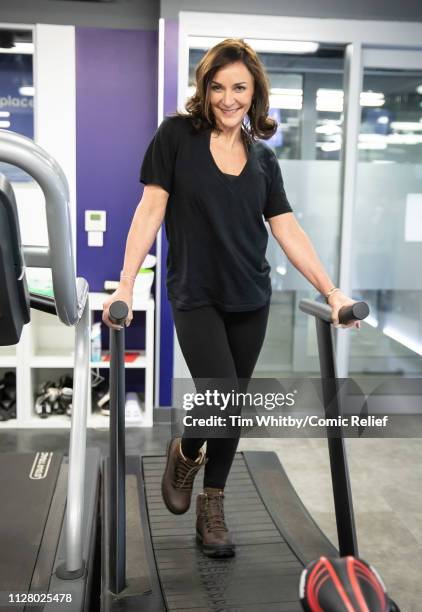 Shirley Ballas during training for the Comic Relief Kilimanjaro climb on February 07, 2019 in London, England.