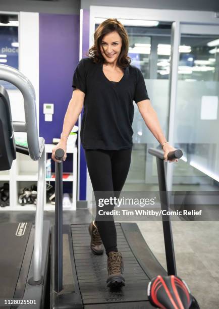 Shirley Ballas during training for the Comic Relief Kilimanjaro climb on February 07, 2019 in London, England.