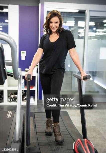 Shirley Ballas during training for the Comic Relief Kilimanjaro climb on February 07, 2019 in London, England.