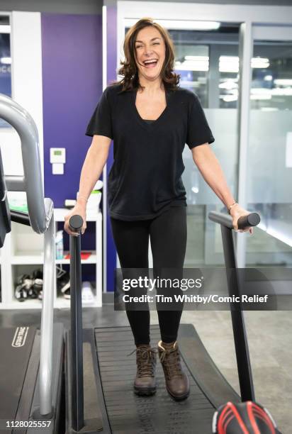 Shirley Ballas during training for the Comic Relief Kilimanjaro climb on February 07, 2019 in London, England.