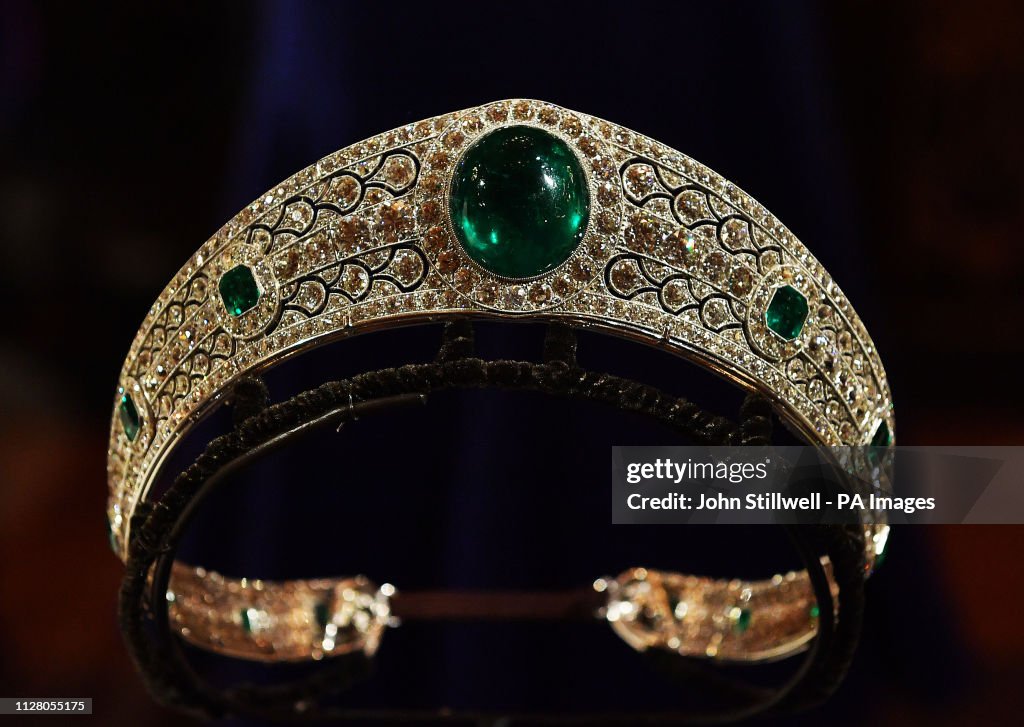 Princess Eugenie wedding dress displayed at Windsor Castle