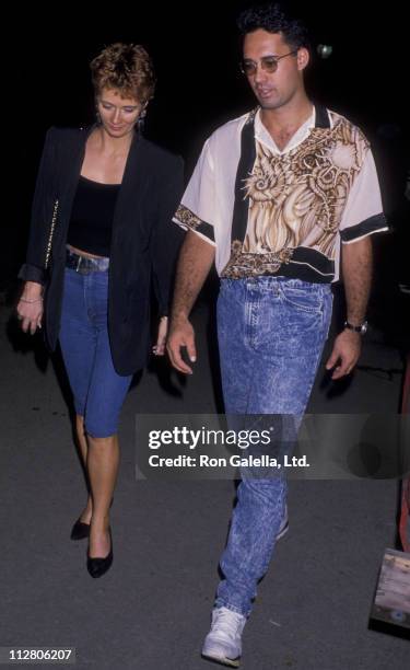 Ron Darling and wife Antoinette O'Reilly attend the performance of "The 12th" on July 21, 1989 at the Delacorte Theater in New York City.