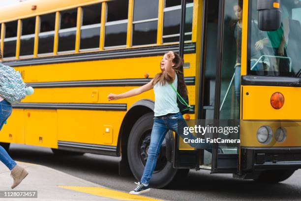 Getting Off Teenager Getting Off Bus Photos and Premium High Res Pictures - Getty ...
