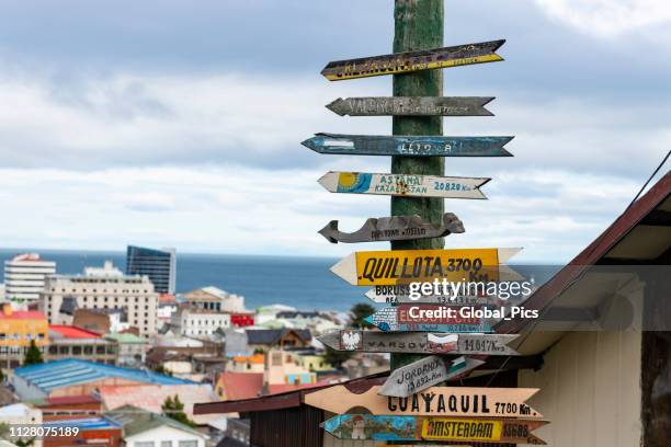 punta arenas, chile - tierra del fuego province chile stock pictures, royalty-free photos & images