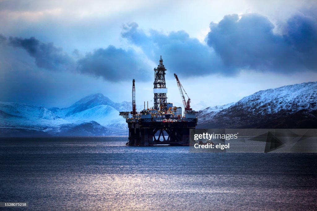 Oil Rig, Kishorn, Highlands d’Ecosse