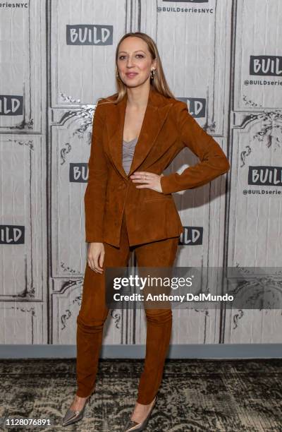 Anna Konkle talks about her television series "PEN15" at Build Studio on February 07, 2019 in New York City.