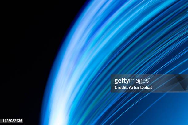 colorful abstract long exposure pictures. - speedy communication stock pictures, royalty-free photos & images