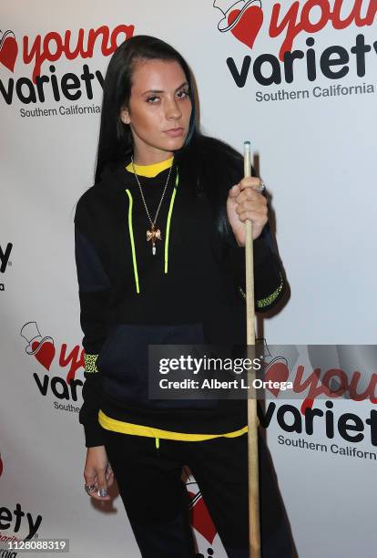 Kristi Tucker attends Young Variety's 13th Annual Pool Tournament Honoring Tony Cheng held at Fantasia Billiards on February 27, 2019 in Burbank,...