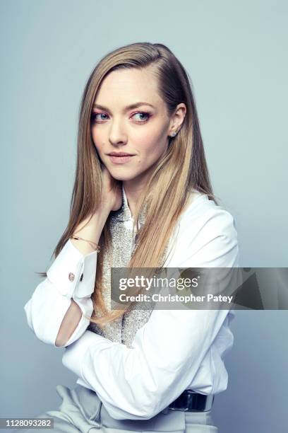 Actress Amanda Seyfried poses for a portrait on February 23, 2019 at the 2019 Film Independent Spirit Awards in Santa Monica, California.